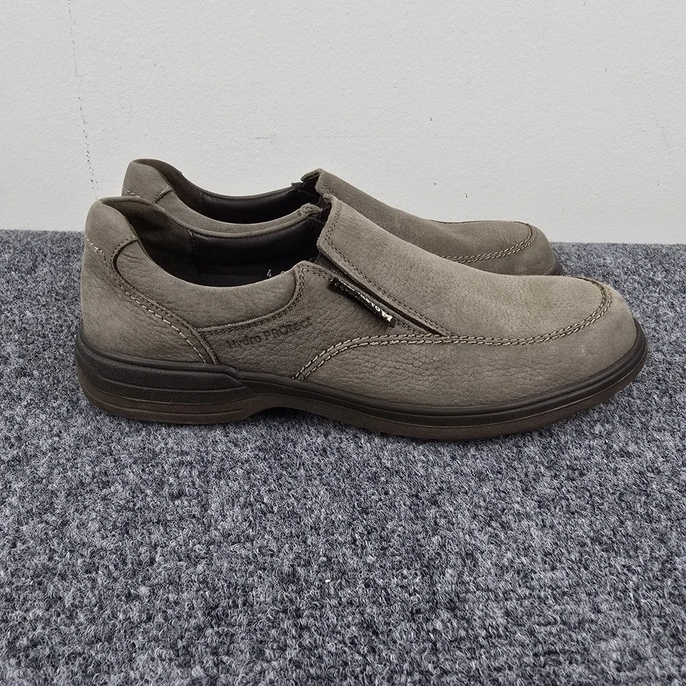 Mephisto Air-Jet Slip On Shoes Mens 7.5 EU 41 Taupe Leather Loafers
